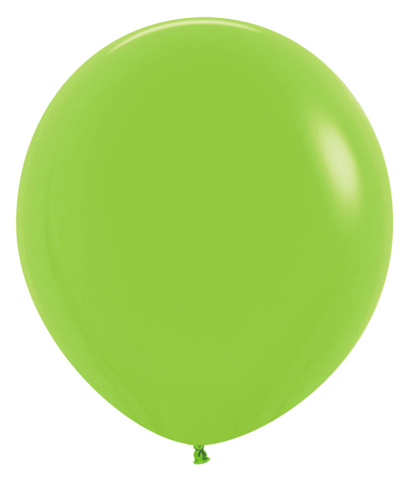 18" Sempertex/Betallatex Latex Balloons (25 Per Bag) Neon Green