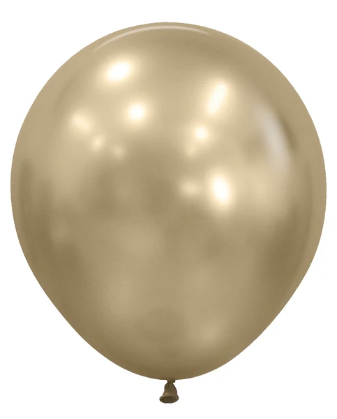18" Sempertex/Betallatex Latex Balloons (25 Per Bag) Silk Gold Dust