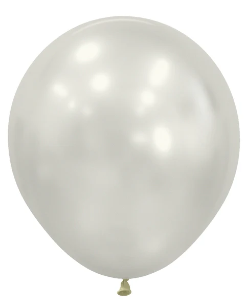 18" Sempertex/Betallatex Latex Balloons (25 Per Bag) Silk Oyster White