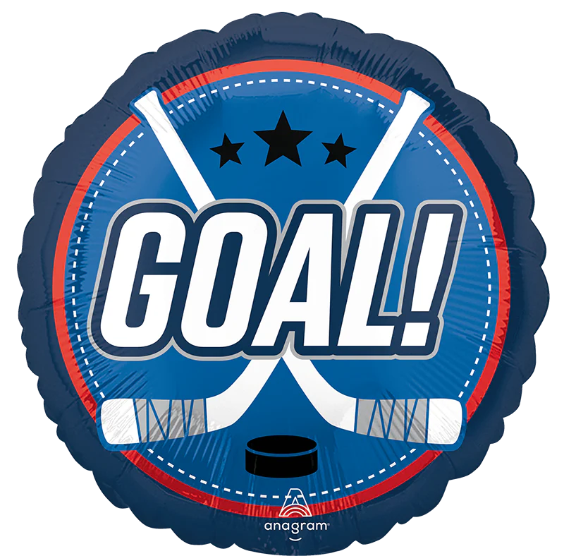 18" Standard Hockey Foil Balloon