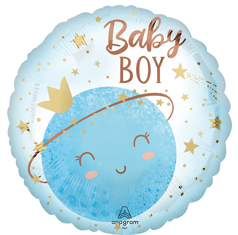 18" Standard Little Moon Boy Foil Balloon