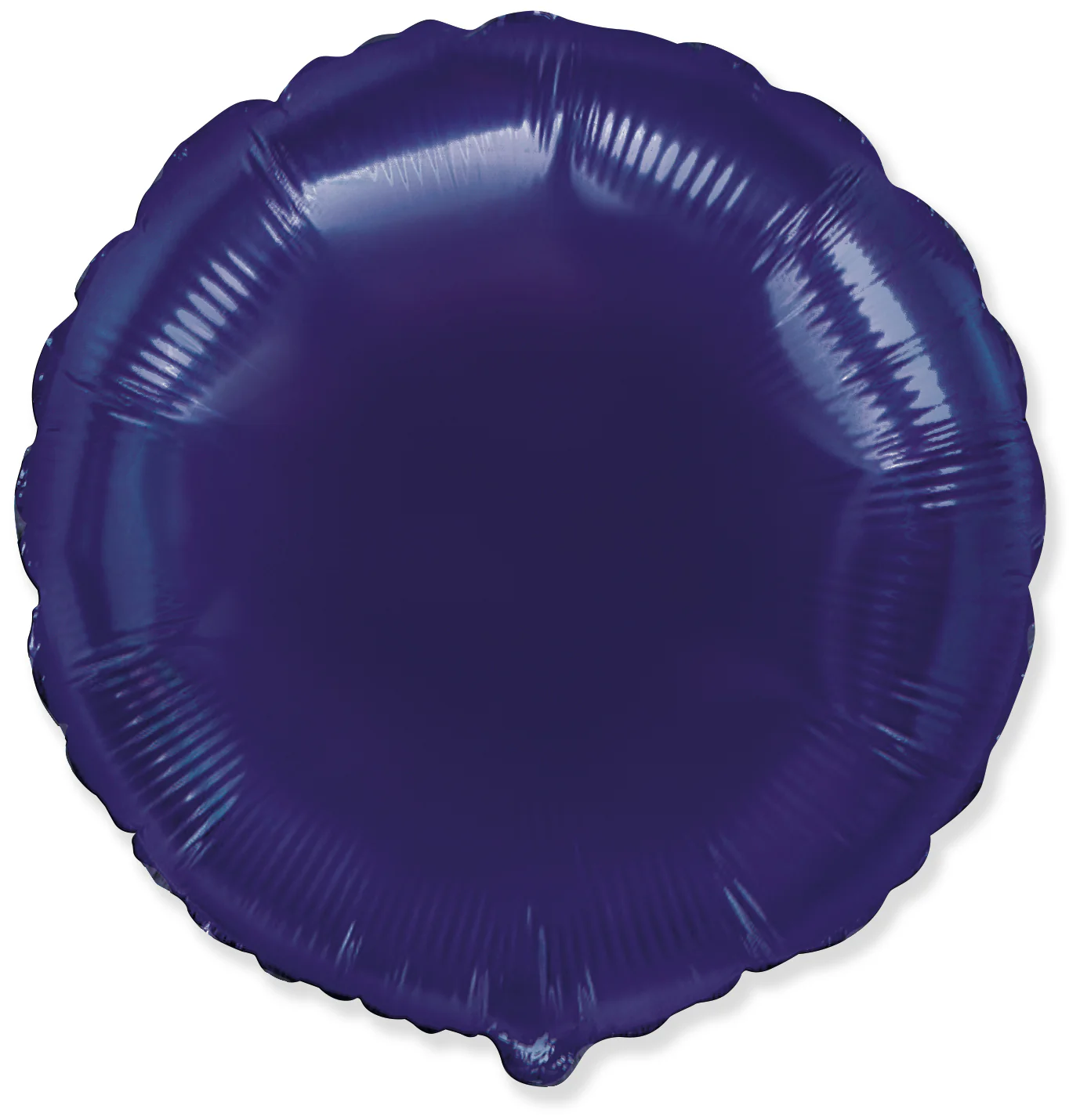 18" Violet Purple Round/Circle Solid Color Foil Balloons Brand Flexmetal