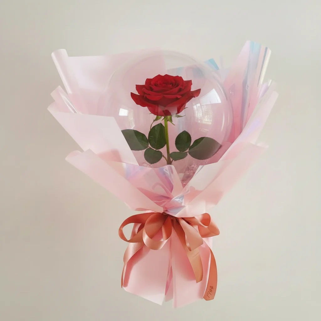 18" Inflated with 3" Neck for Stuffing (for filling rose flower) BOBO Balloon Pre Stretched (5 Pack) Requires Heat Sealing - Image 3