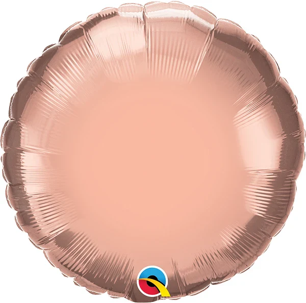 18" Qualatex Brand Rose Gold Round/Circle Balloon