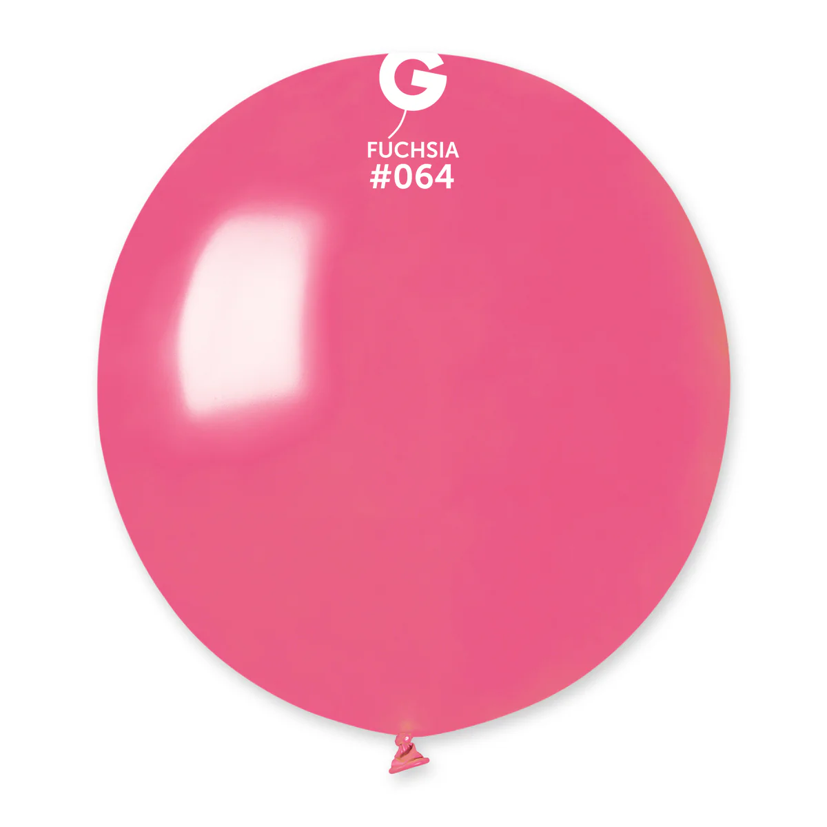 19" Gemar Latex Balloons (Bag of 25) Metallic Fuchsia