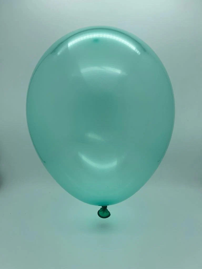 19" Gemar Latex Balloons (Bag of 25) Rainbow Pastel Crystal Jade Green - Image 2