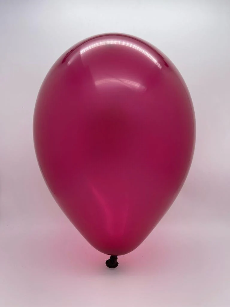 19" Gemar Latex Balloons (Bag of 25) Standard Burgundy - Image 2