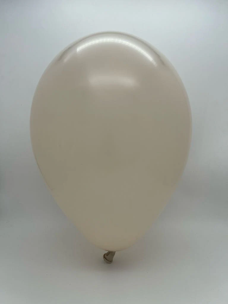 19" Gemar Latex Balloons (Bag of 25) Standard Latte - Image 2
