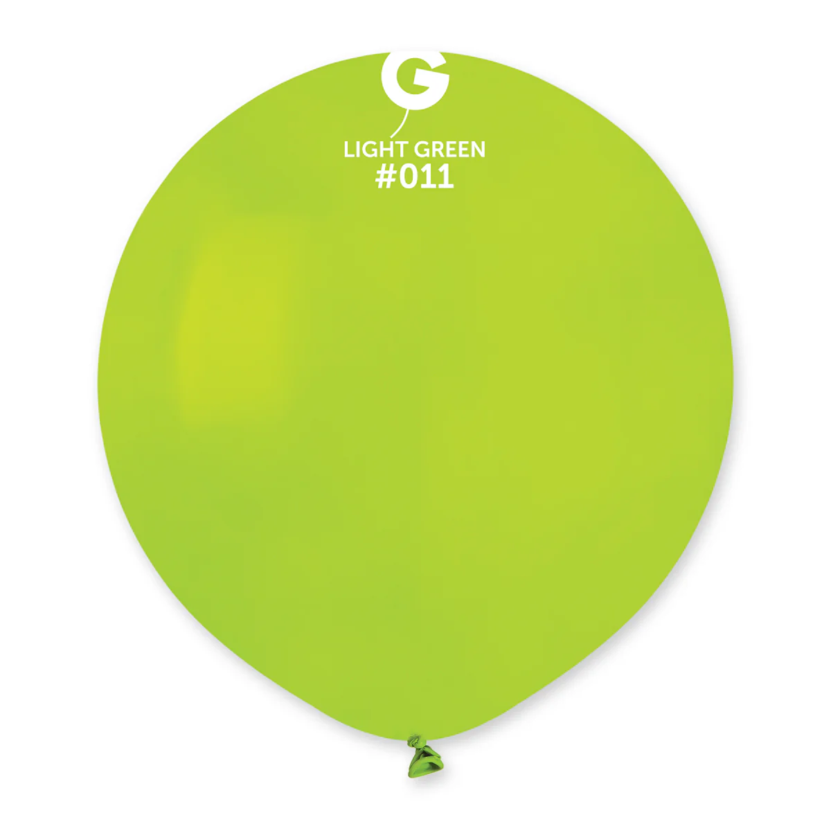 19" Gemar Latex Balloons (Bag of 25) Standard Light Green