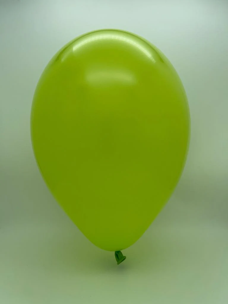 19" Gemar Latex Balloons (Bag of 25) Standard Light Green - Image 2