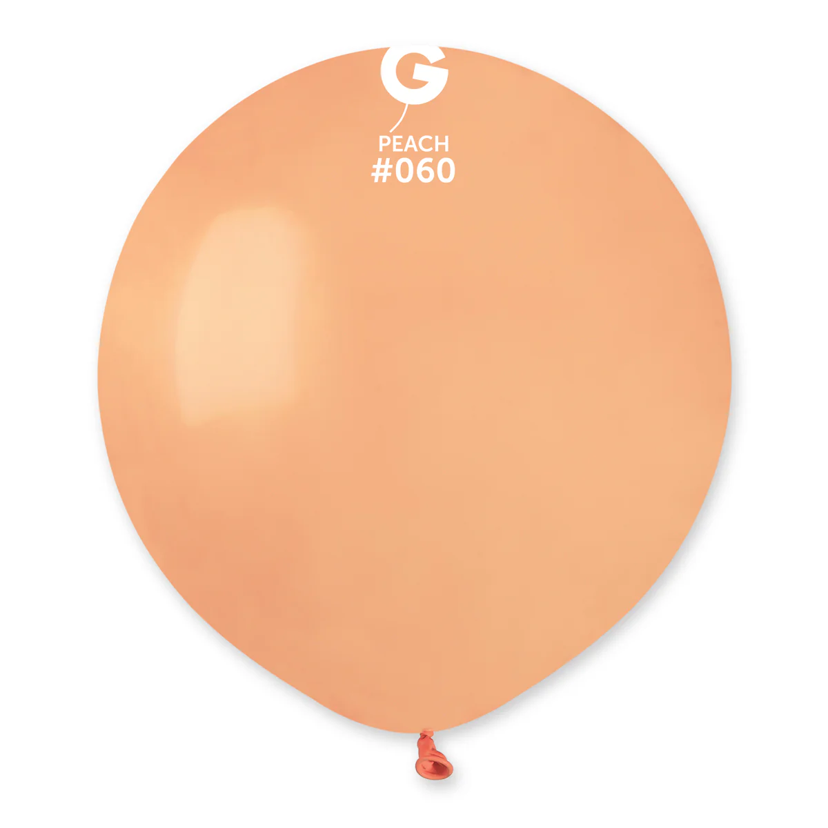 19" Gemar Latex Balloons (Bag of 25) Standard Peach