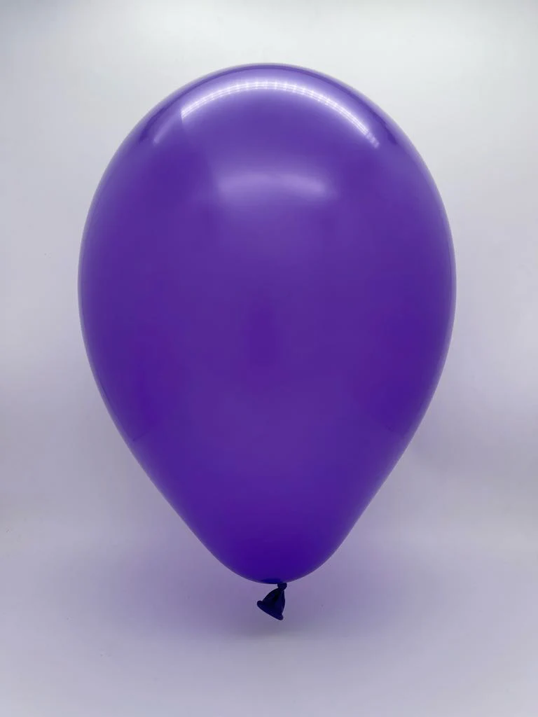 19" Gemar Latex Balloons (Bag of 25) Standard Purple - Image 2