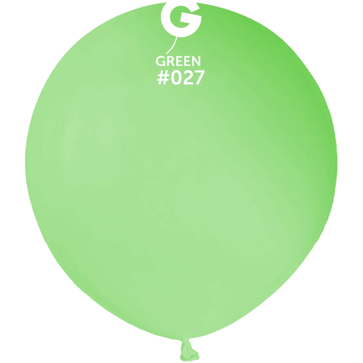 19" Gemar (25 Per Bag) Neon Green Latex Balloons
