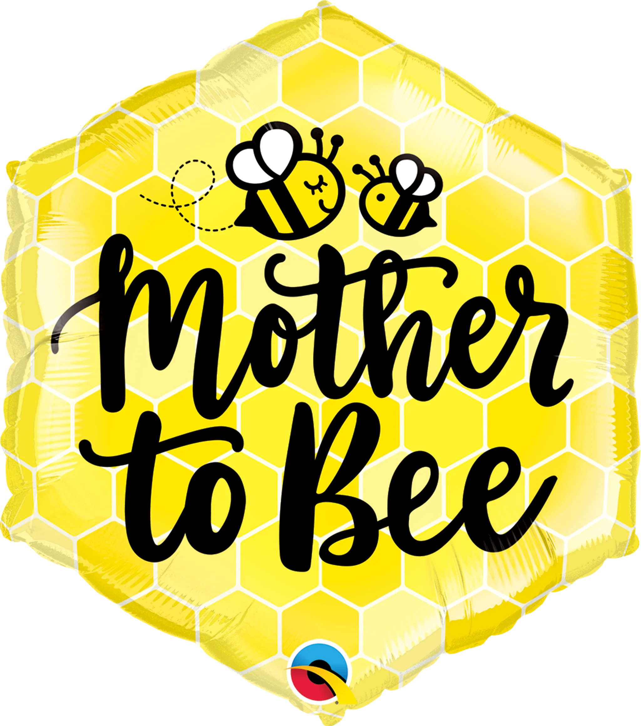 20" Hexagon Mother To Bee Foil Balloon