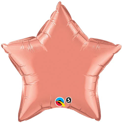 20" Star Coral Plain Foil Balloon