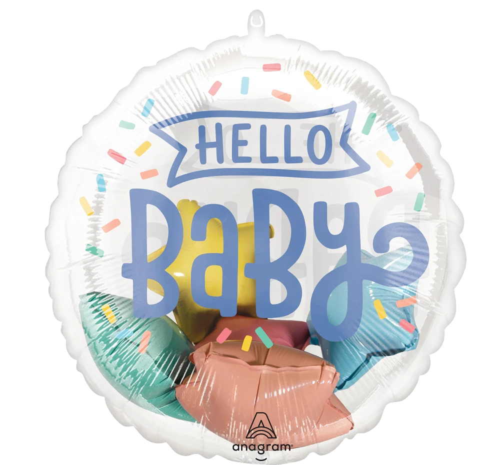 20" Insider Sweet Baby Icons Foil Balloon