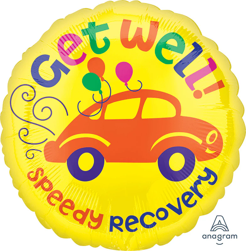 21" ColorBlast Speedy Recovery Foil Balloon