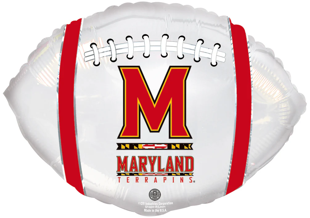 21" University Of Maryland Collegiate Football Balloon