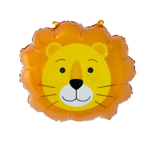 21" Lion Head Foil Balloon Brand Colour Wheel Value Line