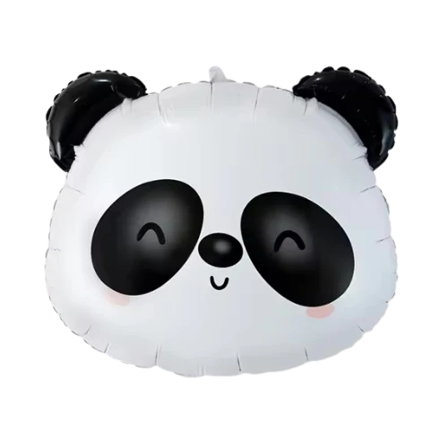21" Panda Head Foil Balloon Brand Colour Wheel Value Line