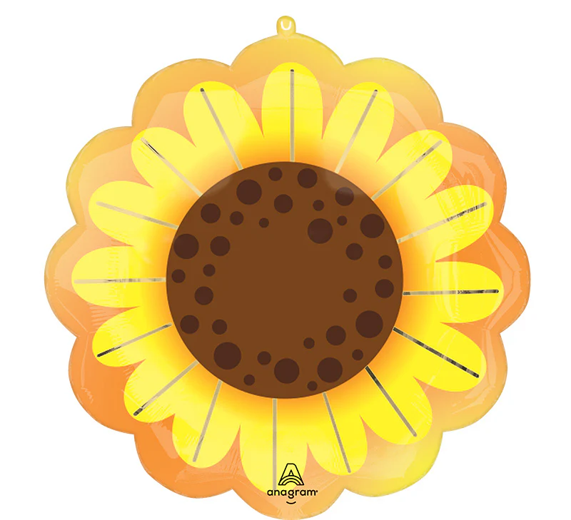 21" Sunflower Glow SuperShape Foil Balloon