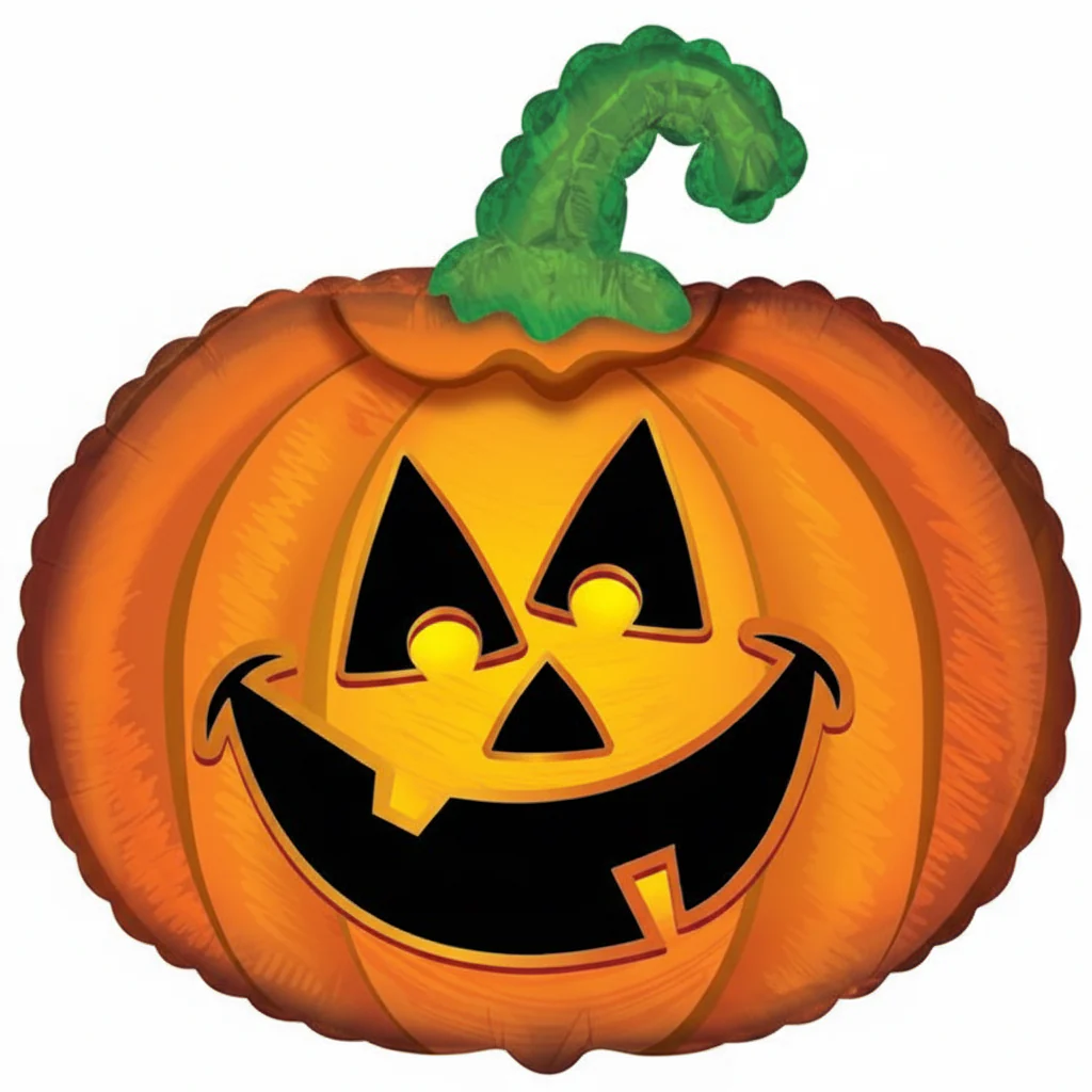 22" Happy Pumpkin Balloon