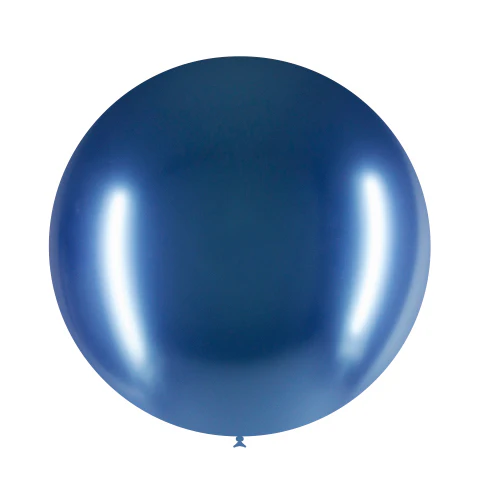 23'' Balloonia Latex Balloons Professional Line Brilliant Blue (5 Per Bag)
