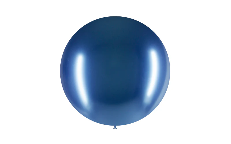 23'' Balloonia Latex Balloons Professional Line Brilliant Blue (5 Per Bag) - Image 3
