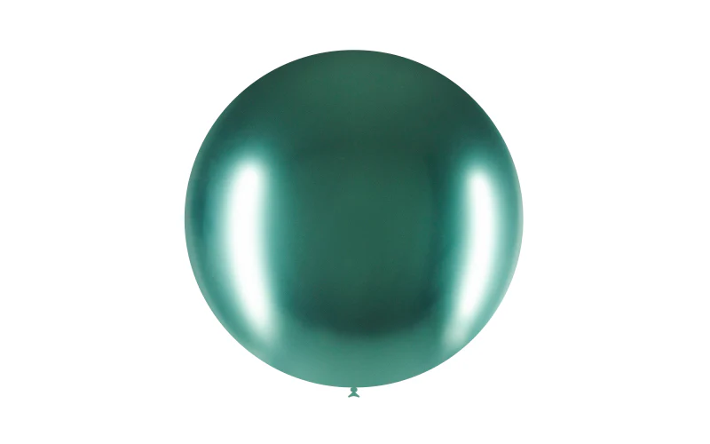 23'' Balloonia Latex Balloons Professional Line Brilliant Green (5 Per Bag) - Image 3