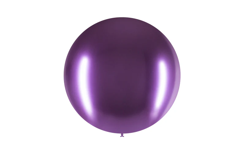 23'' Balloonia Latex Balloons Professional Line Brilliant Purple (5 Per Bag) - Image 3
