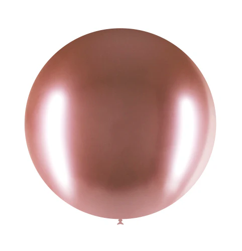 23'' Balloonia Latex Balloons Professional Line Brilliant Rose Gold (5 Per Bag)