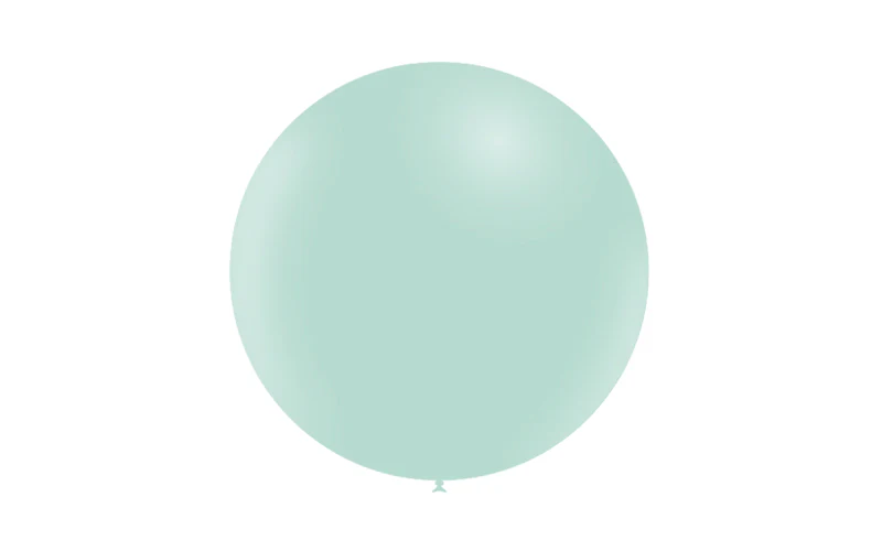 23'' Balloonia Latex Balloons Professional Line Matte Green (5 Per Bag) - Image 3