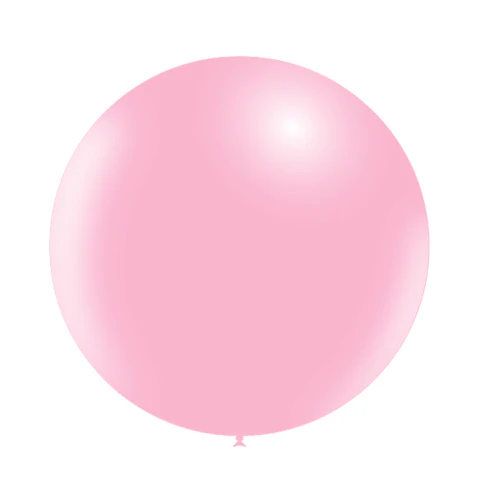 23'' Balloonia Latex Balloons Professional Line Standard Baby Pink (5 Per Bag)