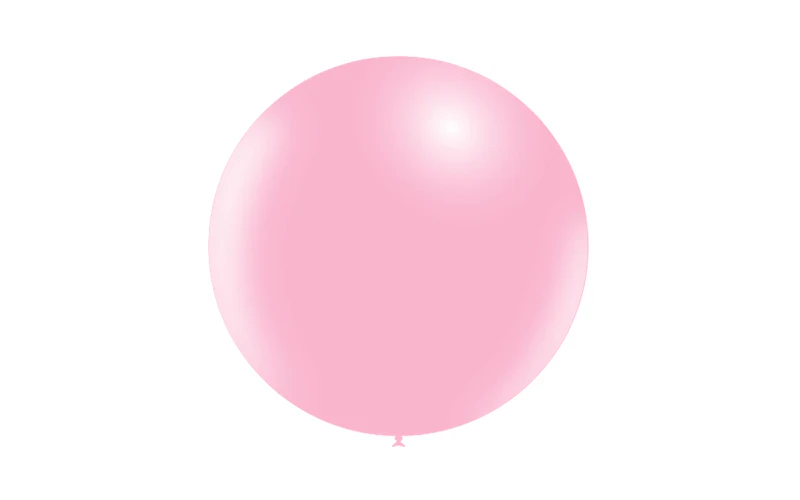 23'' Balloonia Latex Balloons Professional Line Standard Baby Pink (5 Per Bag) - Image 3