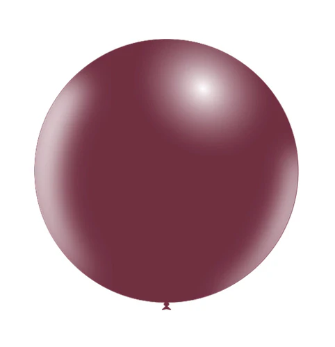 23'' Balloonia Latex Balloons Professional Line Standard Burgundy (5 Per Bag)