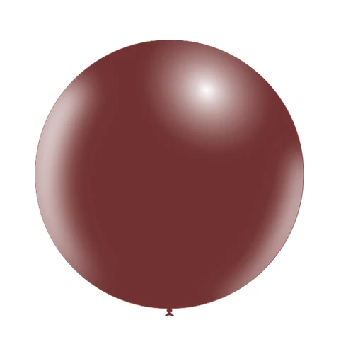 23'' Balloonia Latex Balloons Professional Line Standard Chocolate (5 Per Bag)