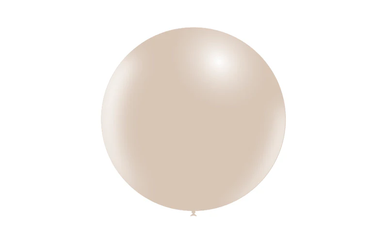 23'' Balloonia Latex Balloons Professional Line Standard Nude (5 Per Bag) - Image 3