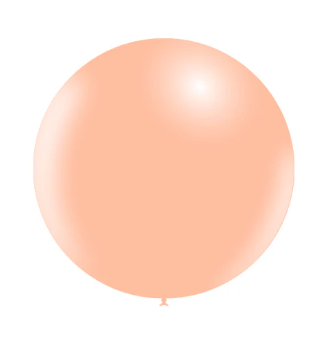23'' Balloonia Latex Balloons Professional Line Standard Peach (5 Per Bag)
