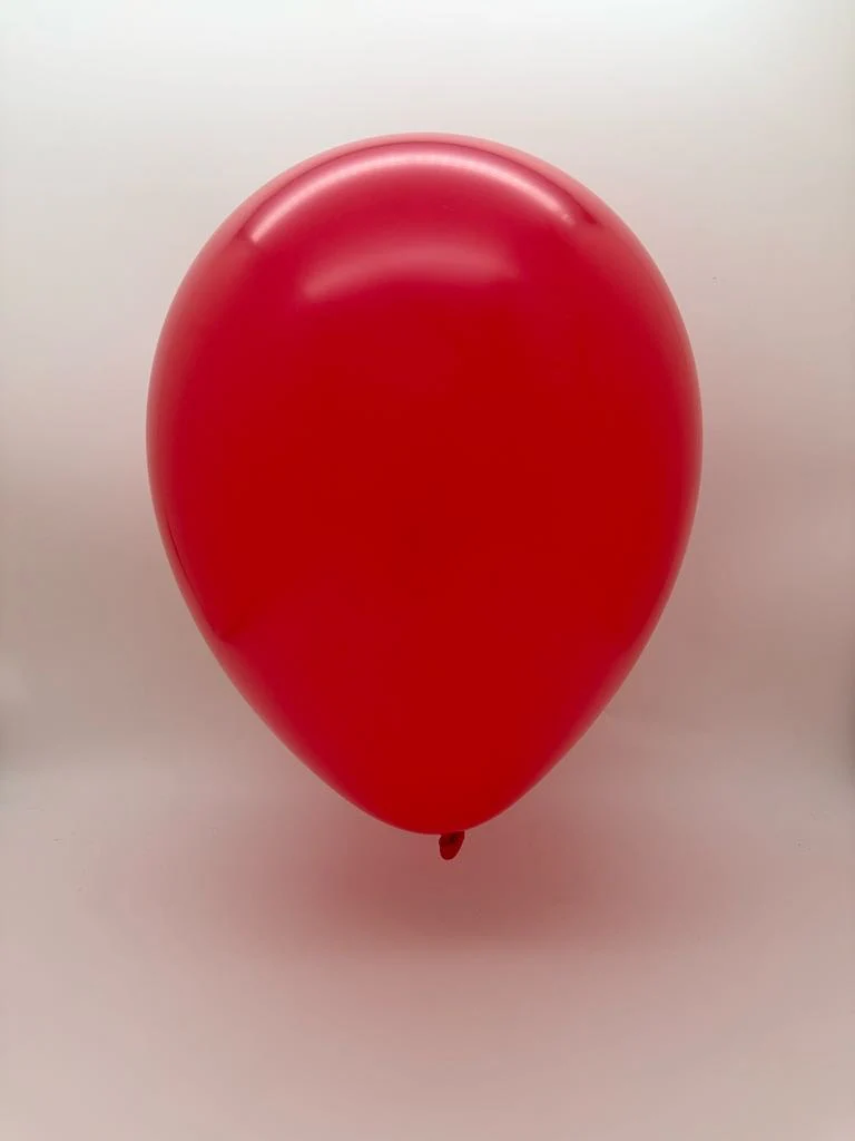 23'' Balloonia Latex Balloons Professional Line Standard Red (5 Per Bag) - Image 2