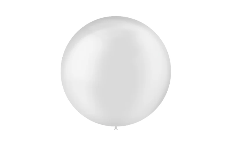 23'' Balloonia Latex Balloons Professional Line Standard Transparent (5 Per Bag) - Image 3
