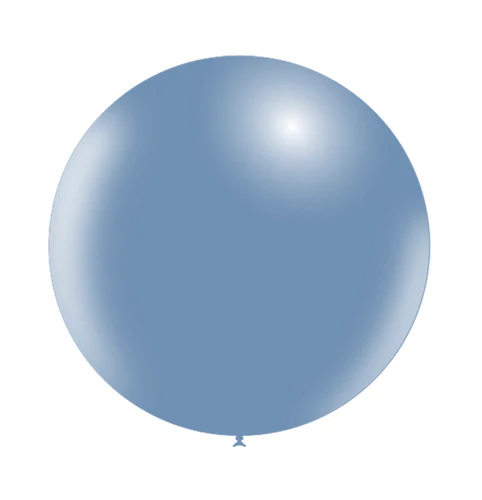 23'' Balloonia Latex Balloons Professional Line Vintage Vintage Blue (5 Per Bag)