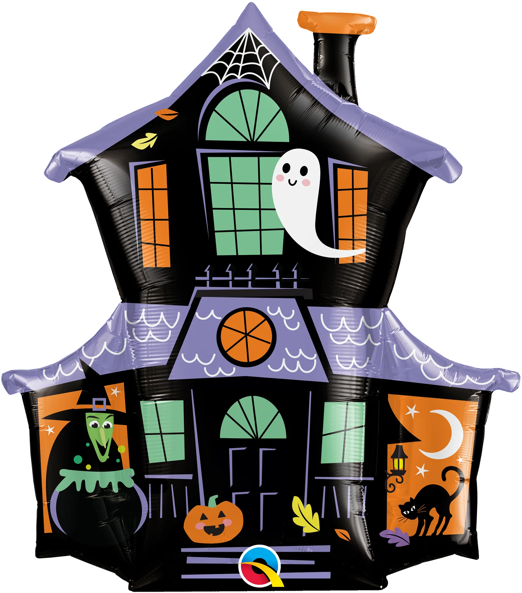 37" Haunted House Foil Balloon