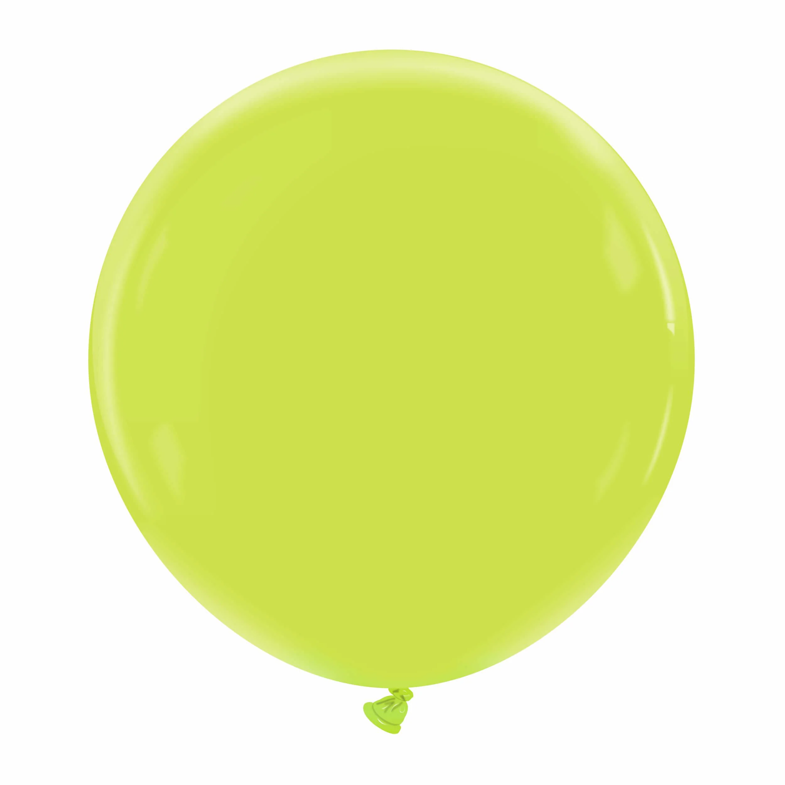 24" Cattex Premium Apple Green Latex Balloons (1 Per Bag)