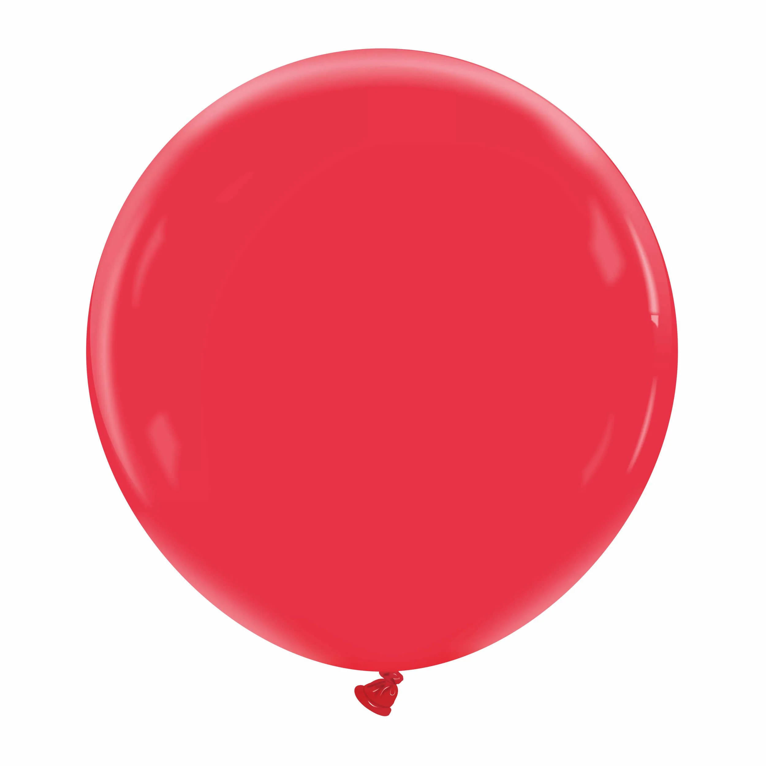 24" Cattex Premium Cherry red Latex Balloons (1 Per Bag)