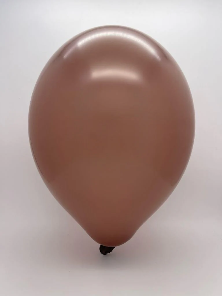 24" Cattex Premium Chocolate Latex Balloons (1 Per Bag) - Image 2