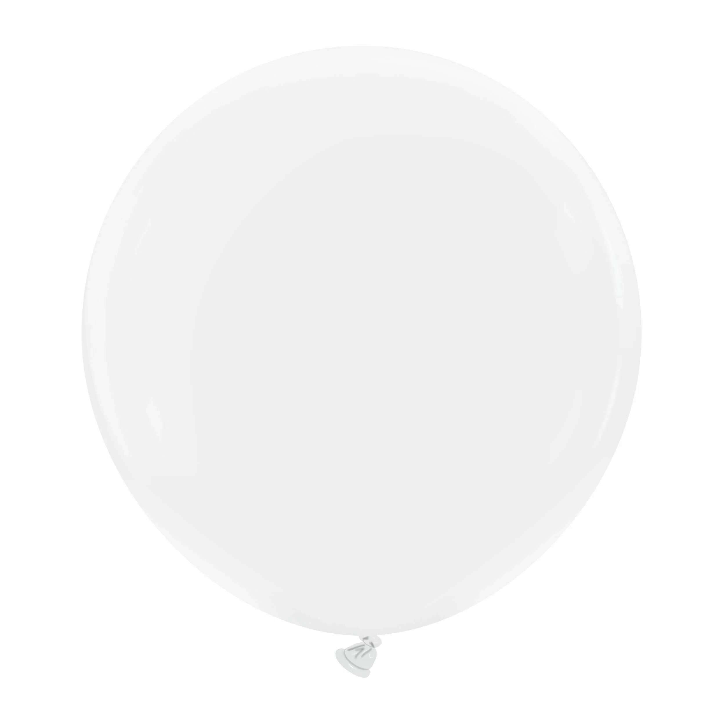 24" Cattex Premium Snow White Latex Balloons (1 Per Bag)