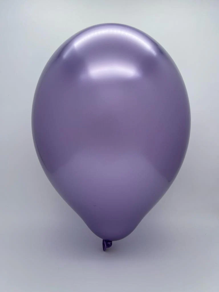 24" Cattex Titanium (Chrome/Mirror) Lilac Latex Balloons (1 Per Bag) - Image 2