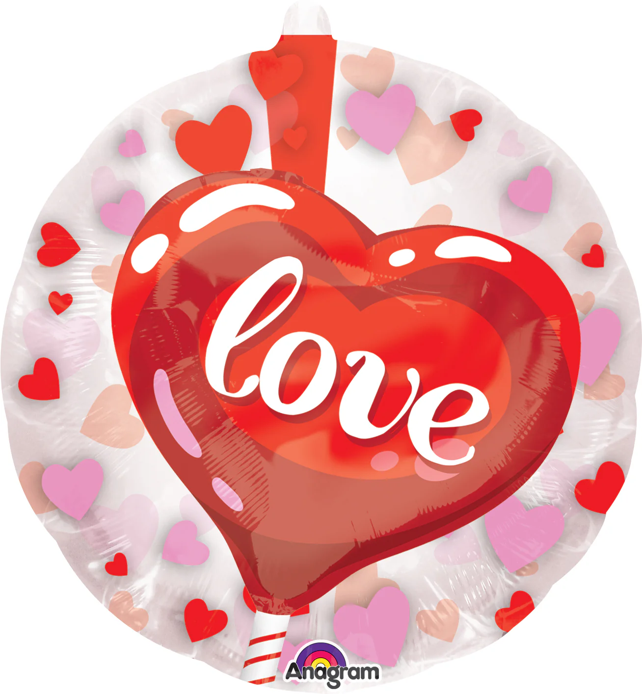24" Heart Lollipop Balloon Insider