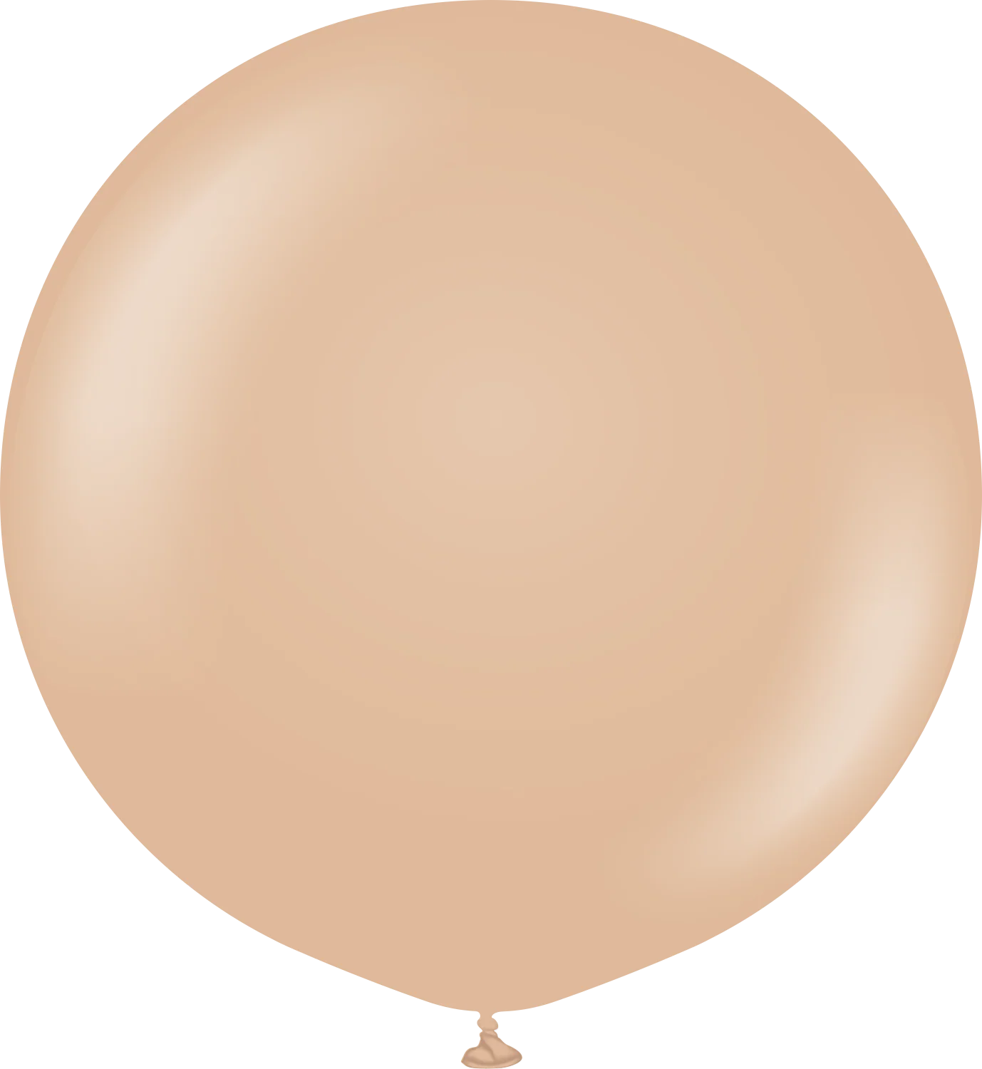 24" Kalisan Latex Balloons Retro Desert Sand (5 Per Bag)