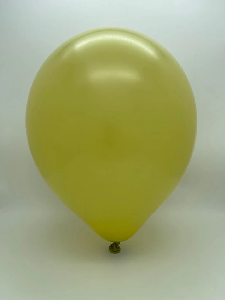 24" Kalisan Latex Balloons Retro Olive (5 Per Bag) - Image 2
